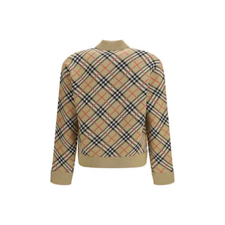 Burberry Beige Wool Bomber