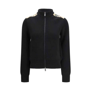 Burberry Black Wool Cardigan
