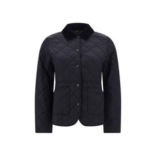 Barbour Black Polyester Full-Length Jacket