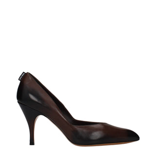 Miu Miu Brown Leather Pumps