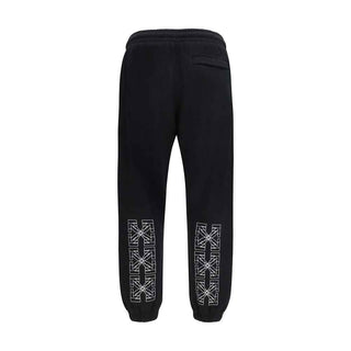Off-White Black Cotton Joggers (Workout Pants)