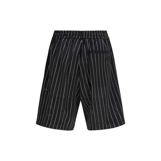 Y-3 Black Polyester Bermuda Shorts