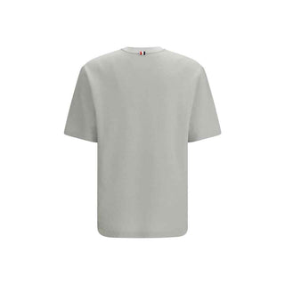 Thom Browne Gray Cotton T-Shirt