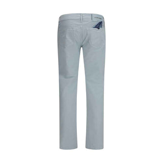 Jacob Cohen Blue Cotton Pants