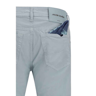 Jacob Cohen Blue Cotton Pants