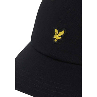 Lyle & Scott Black Cotton Cap (Baseball Hat)