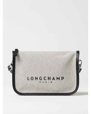 Longchamp Gray Cotton Crossbody Bag