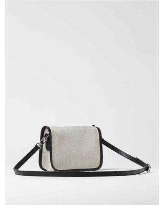 Longchamp Gray Cotton Crossbody Bag