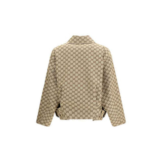 Gucci Beige Cotton Bomber