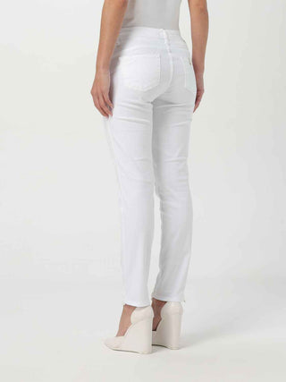 Liu Jo White Cotton Skinny Jeans
