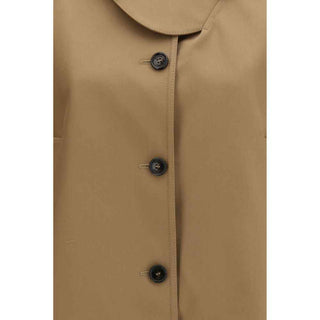 Max Mara Brown Cotton Coat
