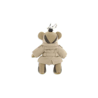 Burberry Beige Cashmere Keychain