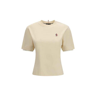 Moncler Grenoble Beige Cotton T-Shirt
