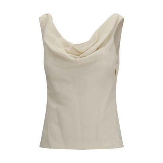 Brunello Cucinelli Beige Viscose Blouse