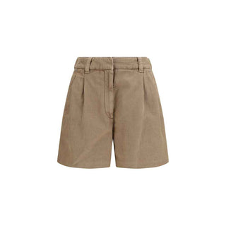 Brunello Cucinelli Beige Cotton Bermuda Shorts