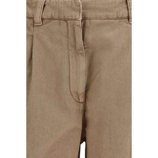 Brunello Cucinelli Beige Cotton Bermuda Shorts