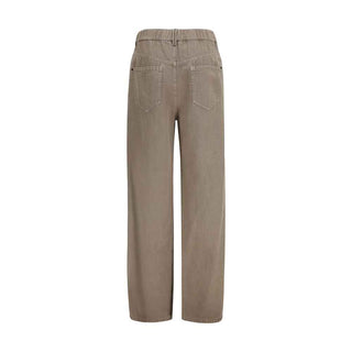 Brunello Cucinelli Beige Cotton Jeans Denim
