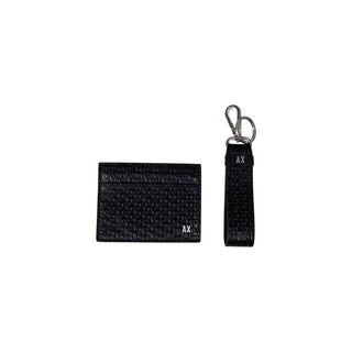 Armani Exchange Black Leather Wallet