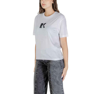 Karl Lagerfeld White Cotton T-Shirt
