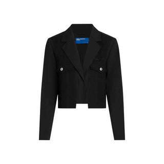 Karl Lagerfeld Black Polyester Blazer