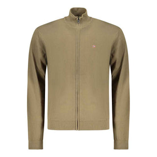 Napapijri Verde Cotton Men Cardigan