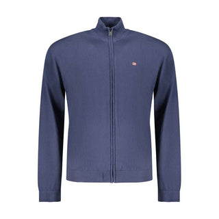 Napapijri Blue Cotton Men Cardigan