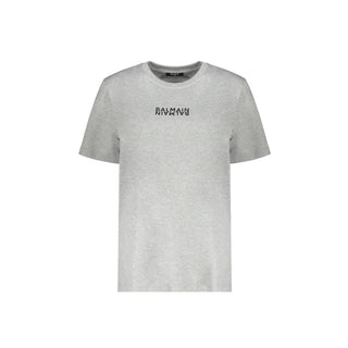 Balmain Gray Cotton T-Shirt