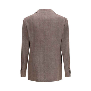 Brunello Cucinelli Brown Linen Blazer