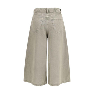 PINKO Beige Lyocell Bermuda Shorts
