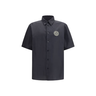 Versace Jeans Black Cotton Shortsleeve Shirt