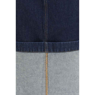 Khaite Blue Denim Skirt