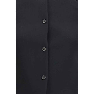 Khaite Black Polyester Biker Jacket