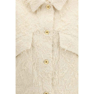 Brunello Cucinelli Beige Cotton Denim Jacket