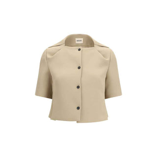 Khaite Beige Polyester Coat