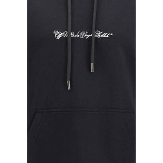 Off-White Black Cotton Sweatshirt
