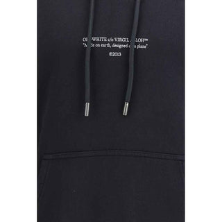 Off-White Black Cotton Sweatshirt