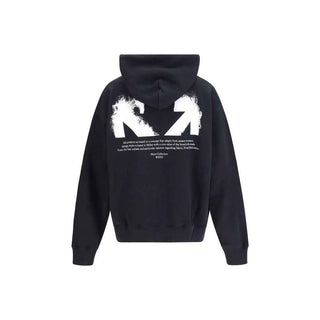 Off-White Black Cotton Sweatshirt