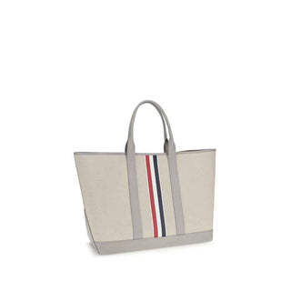 Thom Browne Gray Fabric Shoulder Bag
