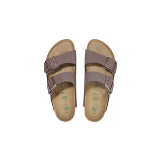 Birkenstock Brown Synthetic Platform Sandals