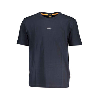Hugo Boss Blue Organic Cotton Men's T-Shirt