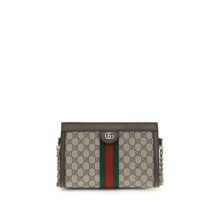 Gucci Brown Fabric Handbag
