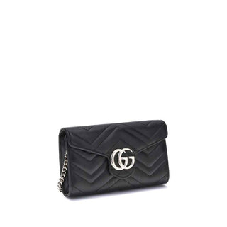 Gucci Black Calf Leather Bos Taurus Shoulder Bag
