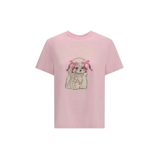 Ganni Multicolor Cotton T-Shirt