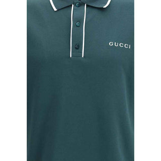 Gucci Bicolor Cotton Polo Shirt