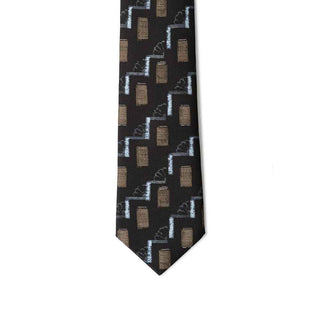 Giorgio Armani Black Silk Tie
