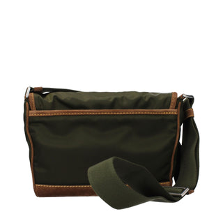Prada Green Fabric Crossbody Bag