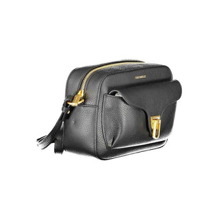 Coccinelle Black Leather Women Shoulder Bag
