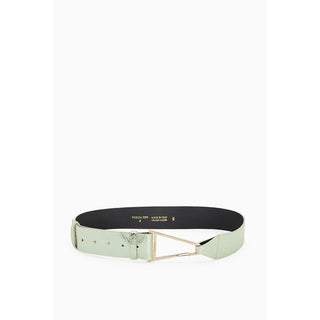 Patrizia Pepe Green Goatskin Regular Belt