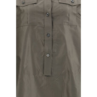 Prada Bicolor Silk Casual Dress