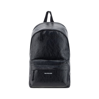 Balenciaga Black Calf Leather Bos Taurus Backpack